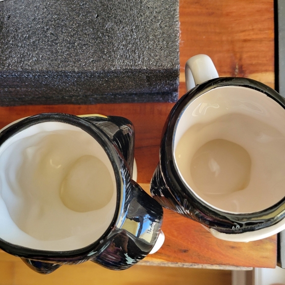 Vintage SIGMA TASTESETTER Japan Four Head Mugs Mens and Womens Hand Painted - Picture 6 of 12